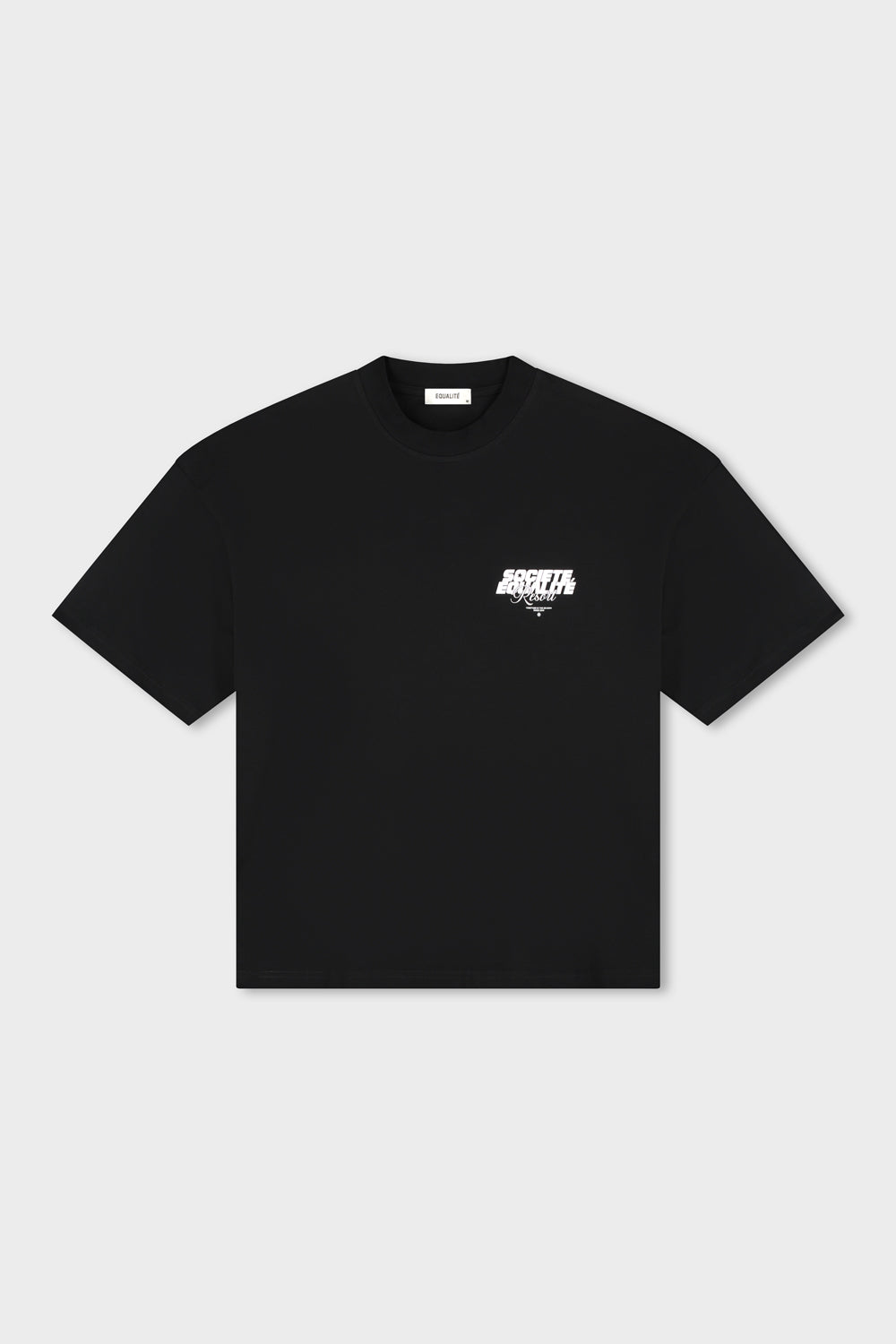 SOCIETÉ RESORT BOXY TEE | BLACK