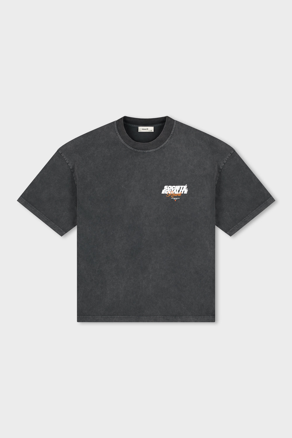 SOCIETÉ RESORT BOXY TEE | WASHED GREY