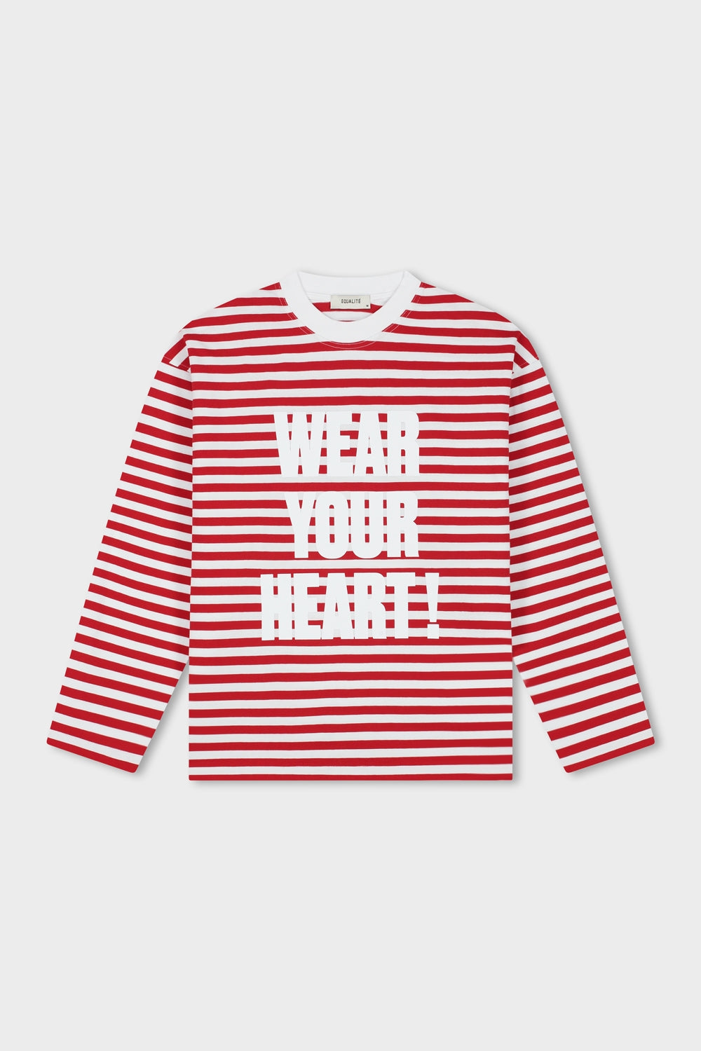 STRIPE LONGSLEEVE TEE | RED & WHITE