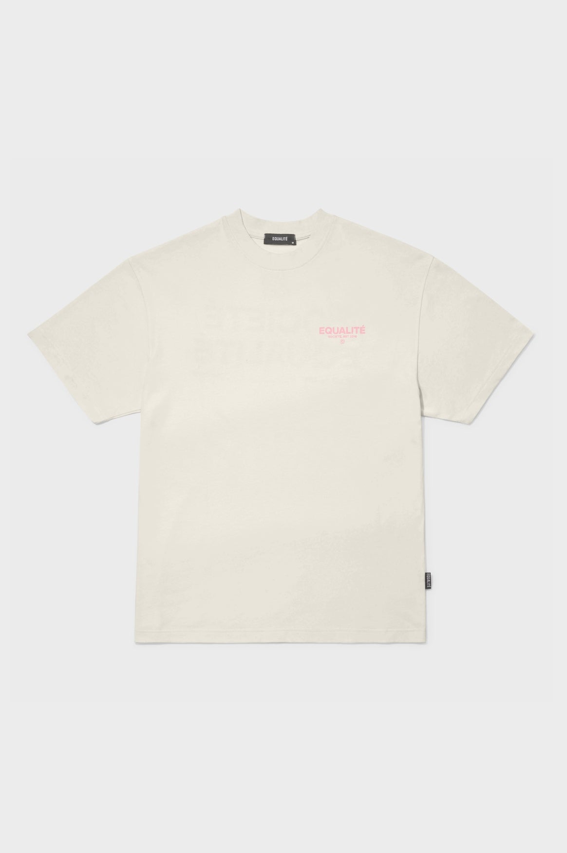 SOCIETÉ OVERSIZED TEE | OFF-WHITE & PINK