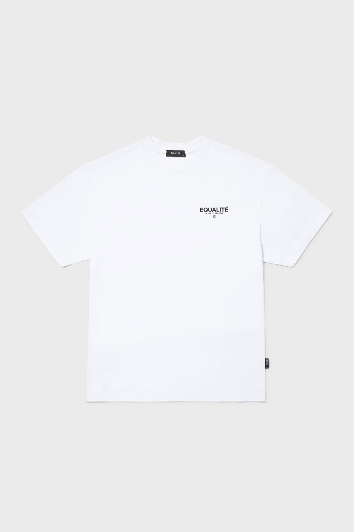SOCIETÉ OVERSIZED TEE | WHITE & BLACK
