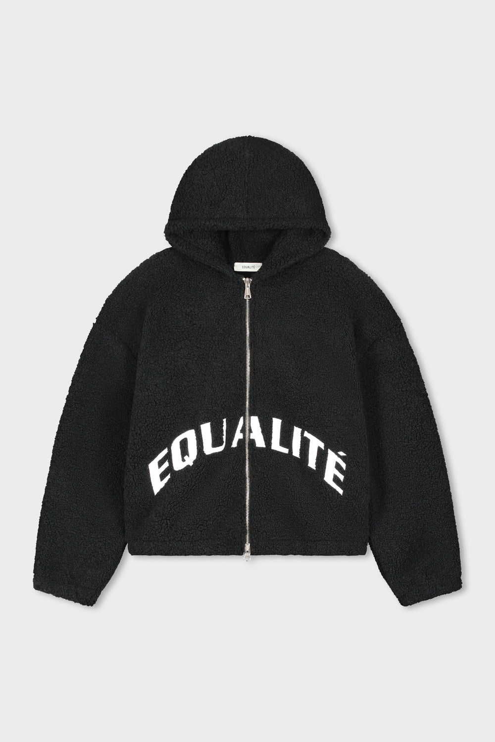 Teddy Full Zip Jacket | Black