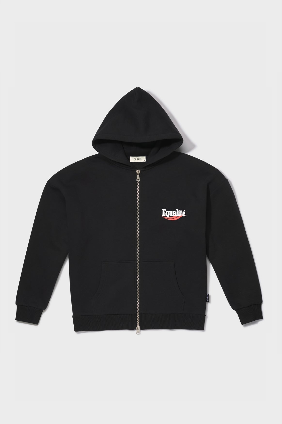 Tyrza Oversized Full Zip Hoodie | Black