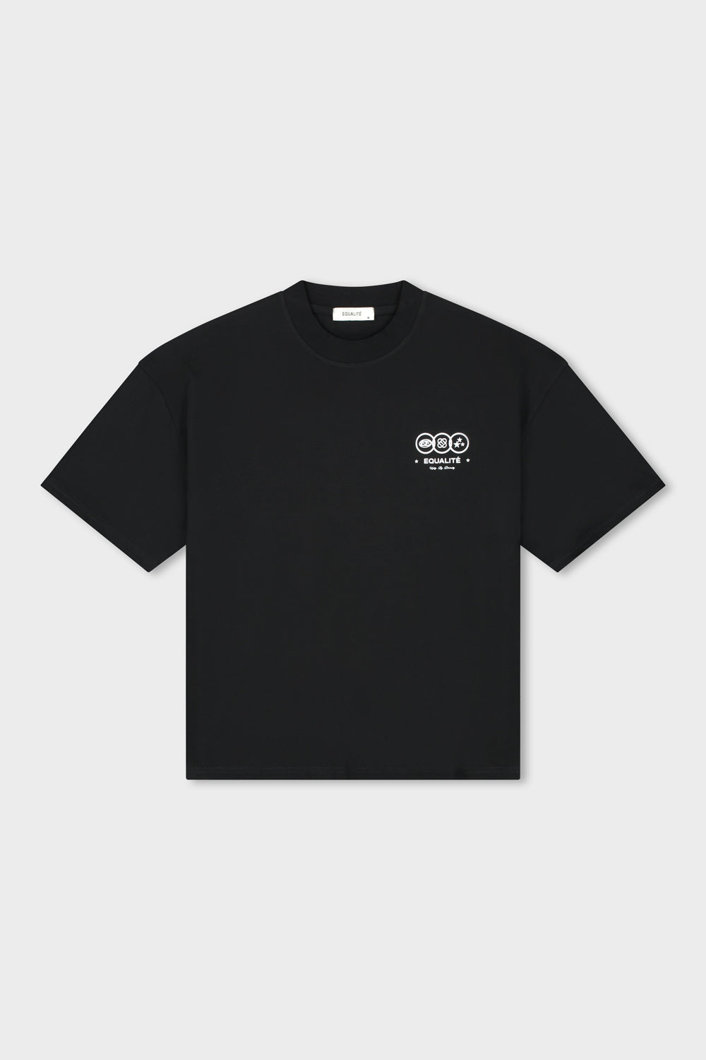 UNIVERSE BOXY TEE | BLACK