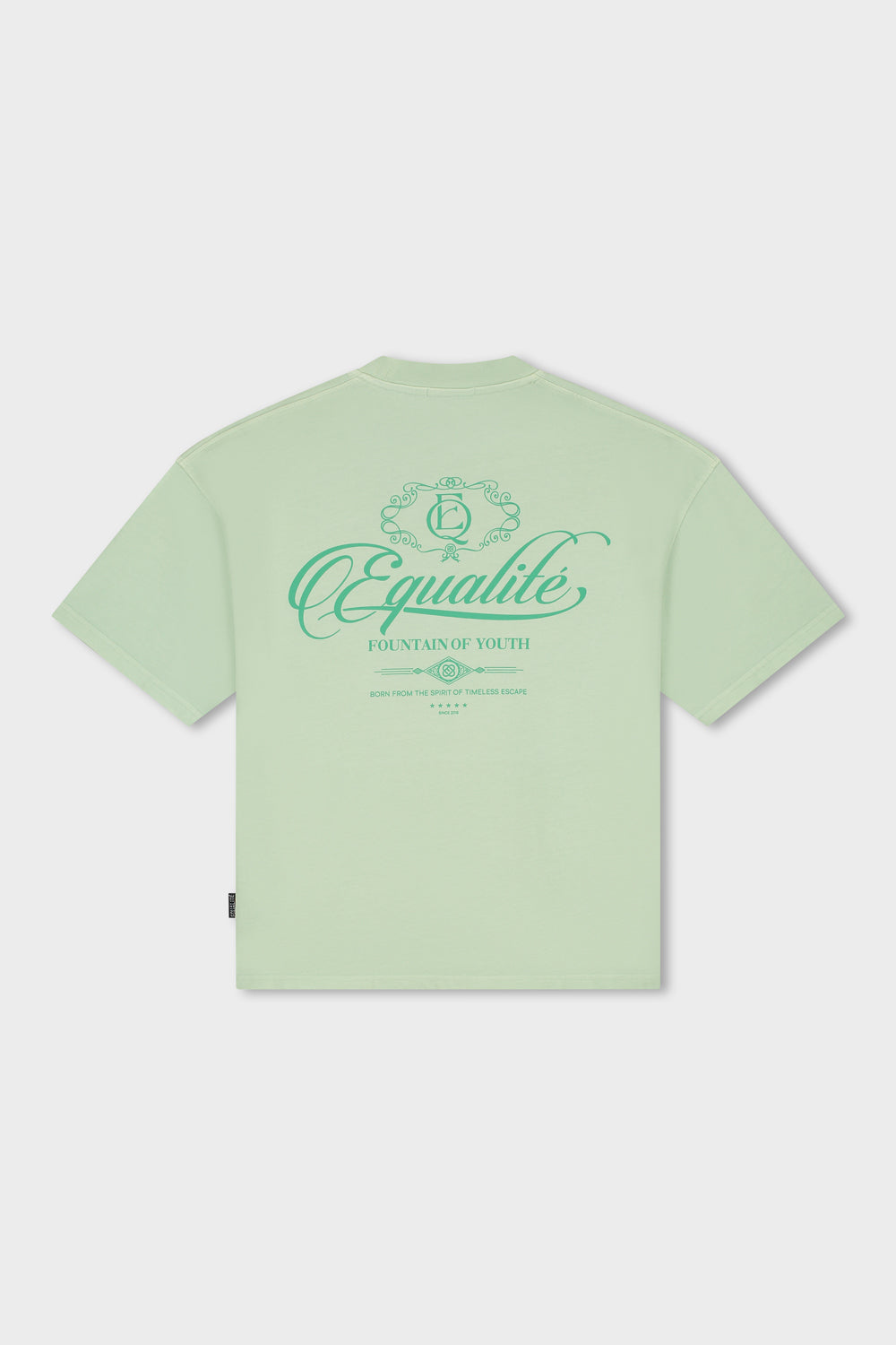 YUKI BOXY TEE | SOFT LIGHT GREEN